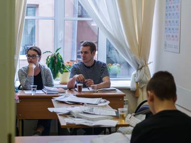 Russischunterricht an der Sprachschule Sankt Petersburg