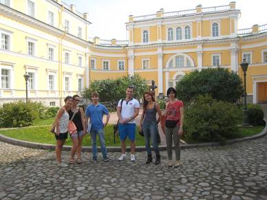 Teilnehmer der Sprachschule Sankt Petersburg