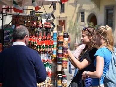 Shopping in Florenz, Italienisch Sprachreisen für Erwachsene
