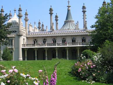 Garten des Royal Pavilion, Business Englisch Sprachreisen England