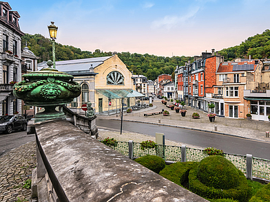 Zentrum von Spa als elegantes Umfeld für anspruchsvolle Englisch-Sprachreisen für Geschäftsleute