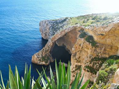 Küste bei St. Julians, Englisch Sprachreisen für Schüler Malta