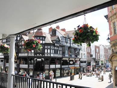 Innenstadt von Chester, Business Englisch Sprachreisen England