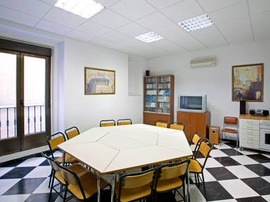 Aufenthaltsraum der Spanisch Sprachschule Madrid