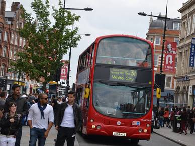 Bus in Camden, London, Englisch Sprachreisen für Erwachsene
