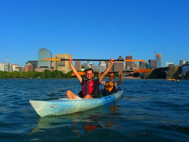 Freizeitprogramm in Boston - Kayak-Tour, Englisch Sprachreisen für Erwachsene
