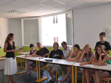 Gruppenkurs, Französisch Sprachschule für Schüler Antibes