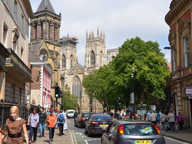 Blick auf das York Minster, Business Sprachreise nach England