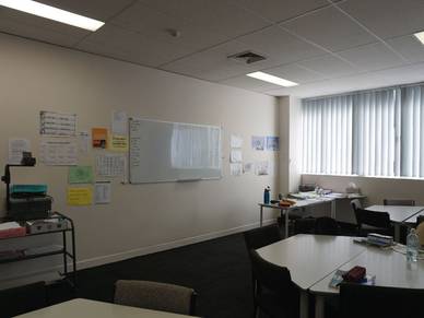 Klassenzimmer der Englisch Sprachschule Perth