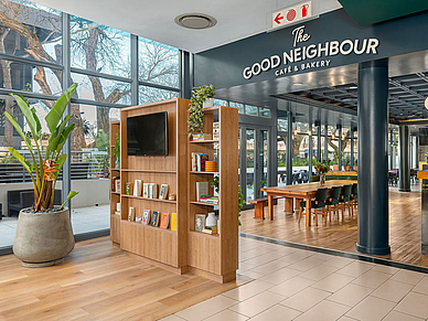 Moderne Gemeinschaftsbereiche der Studentenresidenz in Kapstadt als Teil einer Sprachreise mit internationalem Austausch