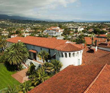 Über den Dächern von Santa Barbara, Englisch Sprachreisen für Erwachsene