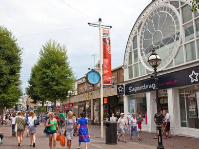 Shopping in Eastbourne, Englisch Sprachreisen für Erwachsene
