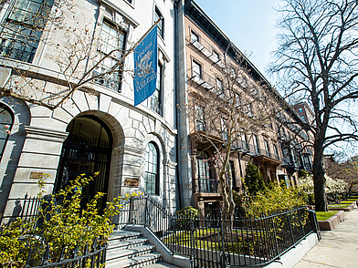 Gebäude der Sprachschule Kings in Boston im historischen Stadtviertel
