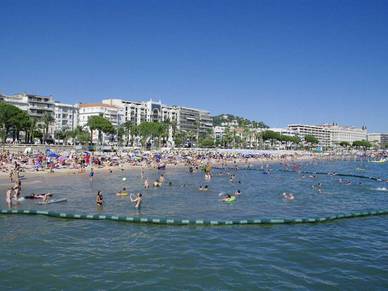 Baden in Cannes, Französisch Sprachferien für Schüler 