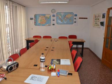 Kursraum für Gruppenunterricht, Spanisch Sprachschule Alicante Spanien