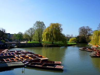 Der Fluss Cam - Englisch Sprachreise Cambridge Girton