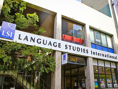 Gebäude der LSI Englisch Sprachschule in Berkeley bei San Francisco
