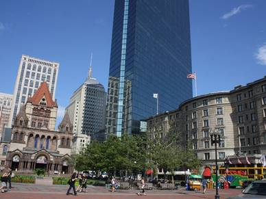 Copley Square in Boston, Englisch Sprachreisen für Erwachsene