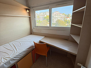 Unterkunft in der Residenz Colinettes bei den Französisch Sprachferien Nizza - Beispielzimmer