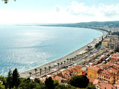 Blick auf Nizza - Sprachkurse in Südfrankreich