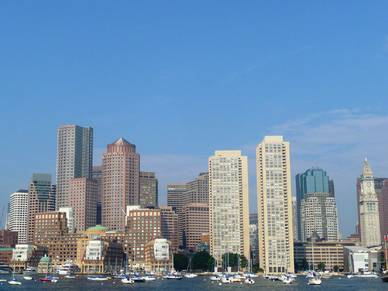 Skyline von Boston, Englisch Sprachreisen für Erwachsene