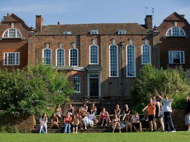 Sprachschüler am Princess Helena College, Englisch Sprachschule Cambridge