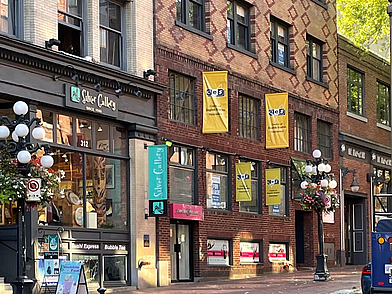 Sprachschule Centre of English Studies in Vancouver im historischen Viertel Gastown nahe Downtown Vancouver