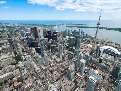 Blick über Toronto, Sprachreise Kanada