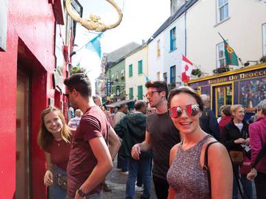 Unterwegs in Galway, Englisch Sprachreise Irland