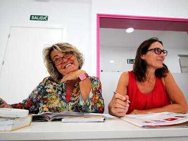 Teilnehmerinnen am Spanisch Sprachkurs in Cádiz