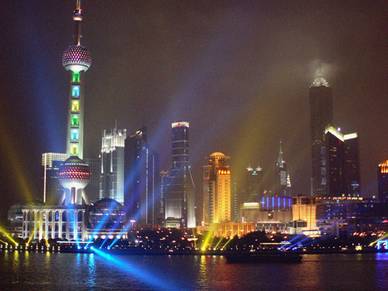 Shanghai bei Nacht, Chinesisch Sprachreisen für Erwachsene