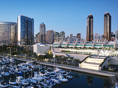 Skyline von San Diego - Fotomotiv beim USA Sprachaufenthalt