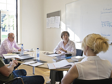 Praxisnaher Kleingruppenunterricht für professionelles Business-Englisch auf hohem Niveau