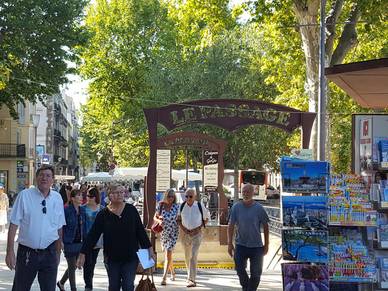 Straßenszene  Aix-en-Provence, Französisch Sprachreisen für Erwachsene