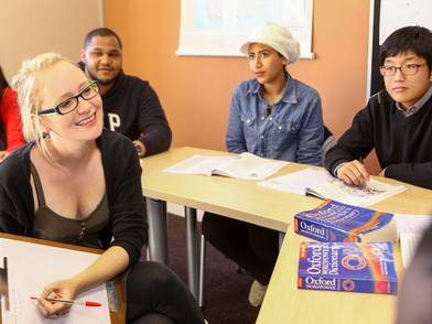 Unterricht in der Englischschule Kapstadt für Erwachsene
