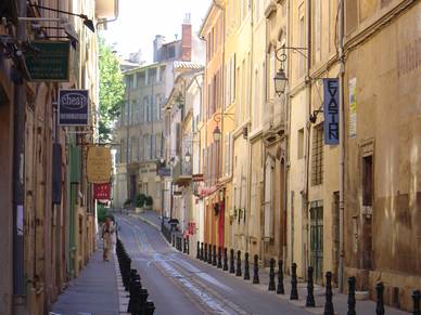 Straßen von Aix-en-Provence, Französisch Sprachreisen für Erwachsene
