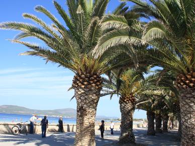 Strandpromenade auf Sardinien, Italienisch Sprachreisen für Erwachsene