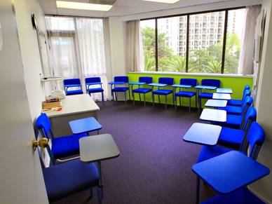 Klassenraum der Englisch Sprachschule Auckland