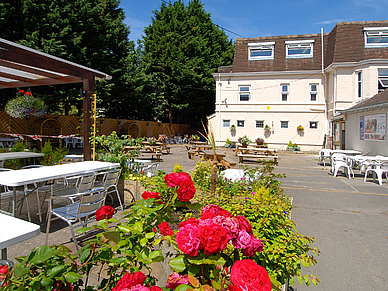 Pausenbereich der Englisch Sprachschule Bournemouth