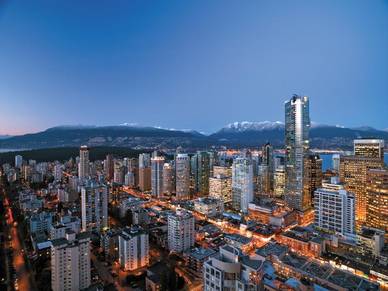 Blick auf Vancouver, Englisch Sprachreisen für Erwachsene