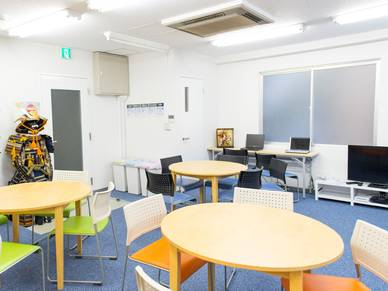 Aufenthaltsraum der Sprachschule, Japanisch Sprachschule in Tokio