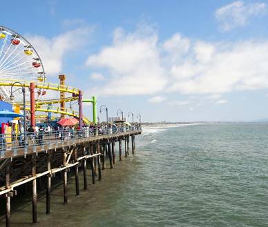 Santa Monica Pier, Englisch Sprachreisen für Erwachsene