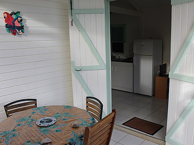 Beispiel Terasse, Studio, Guadeloupe Sprachreise
