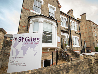 Gebäude der Englisch Sprachschule St Giles in Cambridge