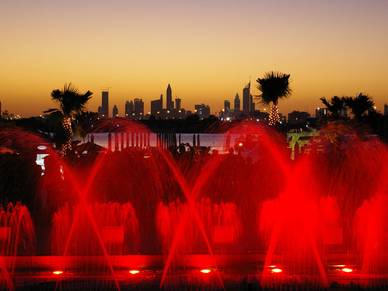 Dubai Fountain, Arabisch Sprachreisen für Erwachsene