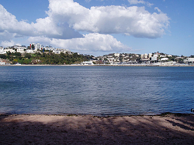 Torquay vom anderen Buchtende, Englisch Sprachreisen für Erwachsene