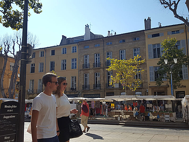 Sonniges Aix-en-Provence , Französisch Sprachreisen für Erwachsene