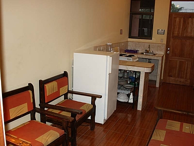 Wohnraum im Apartment, Sprachreise nach Costa Rica