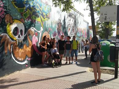 Graffiti Tour Granada, Spanisch Sprachreisen für Erwachsene Spanien