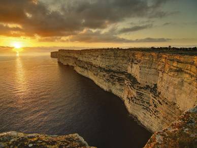 Sonnenuntergang in Malta, Englisch für Erwachsene